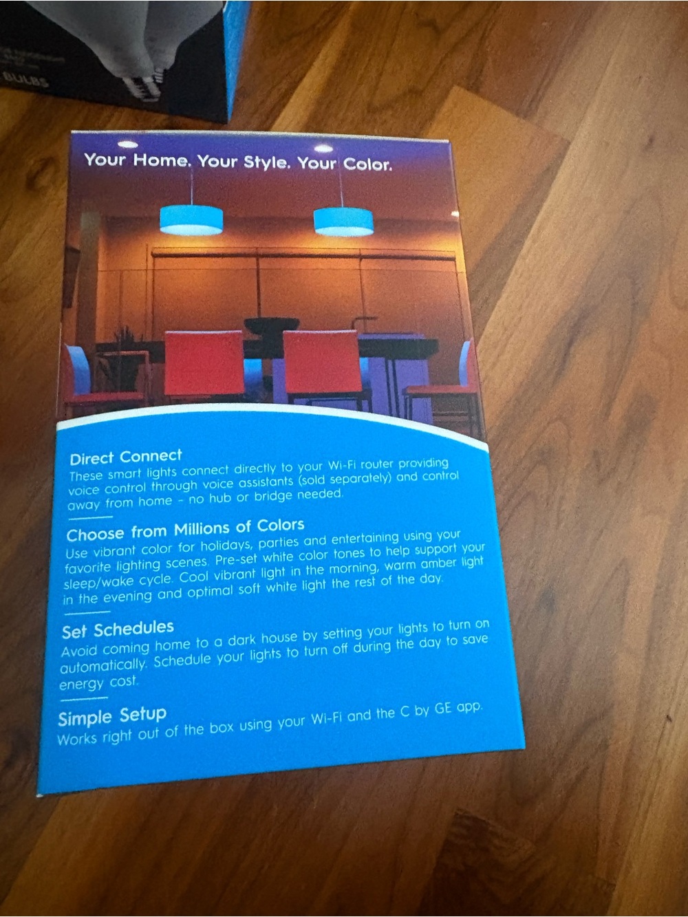 GE CYNC by GE Full Color Direct Connect Smart Bulbs - White/Color changing, NEW - Picture 5 of 12